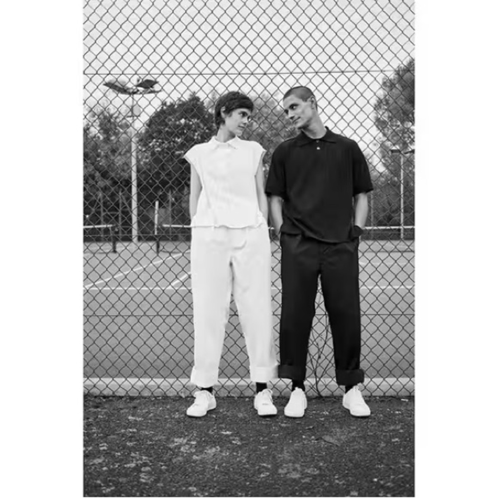 MARGARET HOWELL X FRED PERRY Cotton  Pleated Tennis Trousers  Small-Med